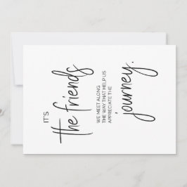 Vriendschapscitaat, speciaal citaat over vrienden feestdagenkaart