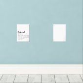 Vriendschapsdefinitie - oprechte betekenis muurkunst sets (Houten vloer)