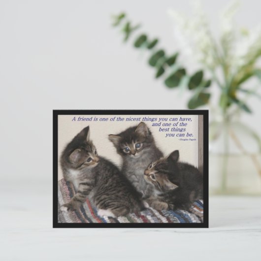 Vriendschapsdier Briefkaart (Staand voorkant)