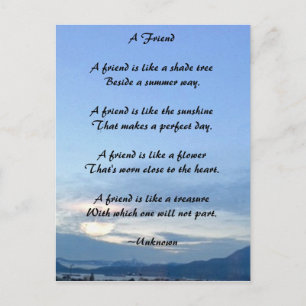 Vriendschapsdier Briefkaart