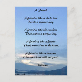 Vriendschapsdier Briefkaart