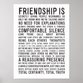 Vriendschapsdier Poster (Voorkant)