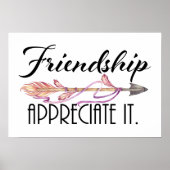 Vriendschapsdier Poster (Voorkant)