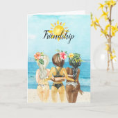 Vriendschapsdier Wenskaart Kaart (Gele Bloem)