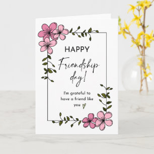 Vriendschapskaart, Gelukkige Vriendschapsdag, Vrie Kaart