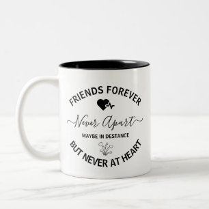 Vriendschapsmok Long Distance Vriendschaps Cadeau Tweekleurige Koffiemok
