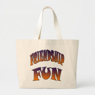 VRIENDSCHAPSPLEZIER GROTE TOTE BAG