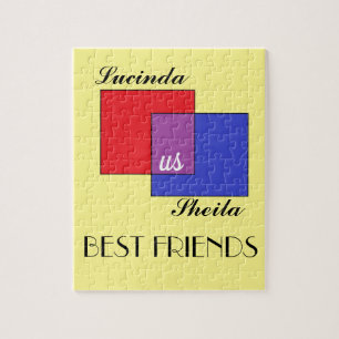 Vriendschapsverbinding Jigzaag Puzzle Legpuzzel