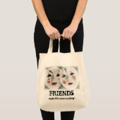 Vriendschapsvrouw Canvas tas (Voorkant (product))