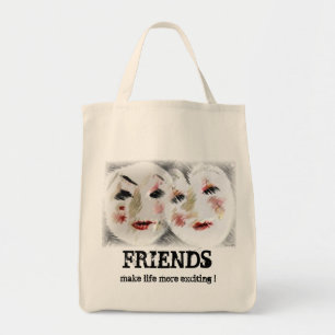 Vriendschapsvrouw Canvas tas