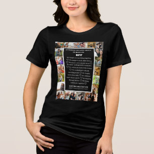 Vriendschapswaardering   BFF 22 Fotocollage Tri-Blend Shirt