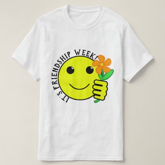 vriendschapsweek t-shirt (Design voorkant)