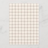 Vriendsgeven Thanksgiving Neutraal Diner Menu (Achterkant)