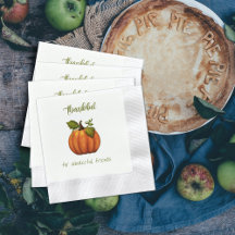 Vriendsgiving Diner Pompoen Dankbaar