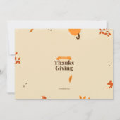 Vriendsgiving Foto Thanksgiving Uitnodiging (Achterkant)