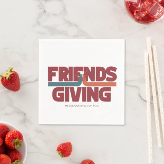 Vriendsgiving High Vijf Thanksgiving Party Servet