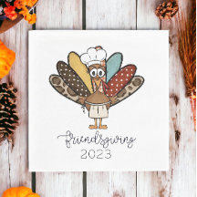 Vriendsgiving Turkije Meisje Grappig