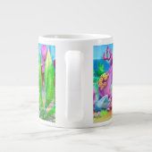 VriendVis schattige cartoon  Extra Grote Beker (Achterkant)