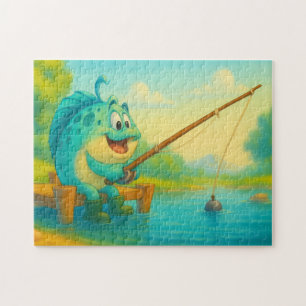 VriendVis Visvangst Puzzelplezier Legpuzzel