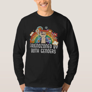 Vriendzone door beide geslachten Biseksuele trots T-shirt
