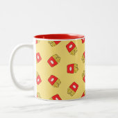 Vries Tweekleurige Koffiemok (Links)