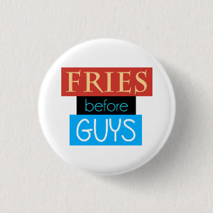 Vries voor jongens ronde button 3,2 cm