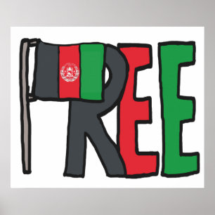Vrij Afghanistan Poster
