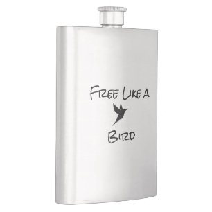 Vrij als een klassieke vogel fles flacon