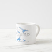 Vrij als vogelvrij espresso kop (Voorkant rechts)