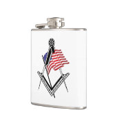 Vrij Amerikaanse symbool Heupfles (Links)