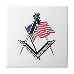 Vrij Amerikaanse symbool Tegeltje