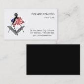 Vrij Amerikaanse symbool Visitekaartje (Voorkant / Achterkant)