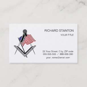 Vrij Amerikaanse symbool Visitekaartje