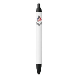 Vrij Amerikaanse symbool Zwarte Inkt Pen