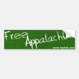 Vrij Appalachia!  Bumpersticker