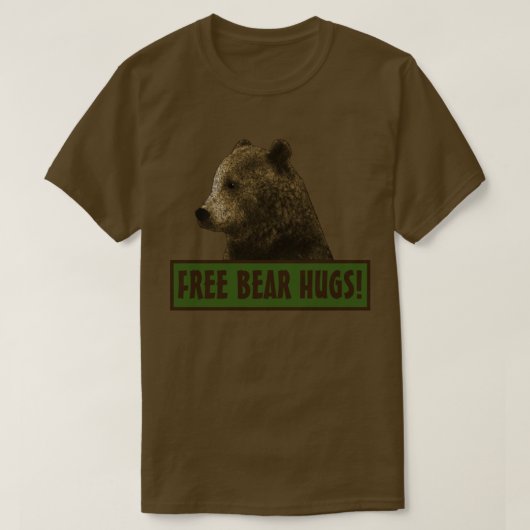 Vrij Beer Hugs Gay Beer T-shirt (Design voorkant)