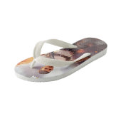 Vrij-brandklep Kinder Teenslippers (Schuin)