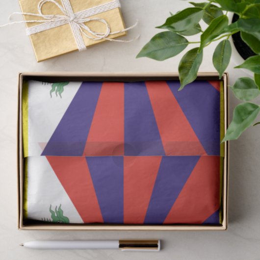 Vrij Briefkaart Tibetaanse vlag Tissuepapier (Geschenk)