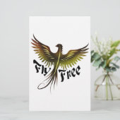 Vrij Briefpapier (Staand voorkant)