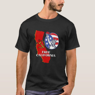 Vrij Californië Conservative USA Patriot voor Free T-shirt