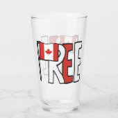 Vrij Canada Glas (Achterkant)