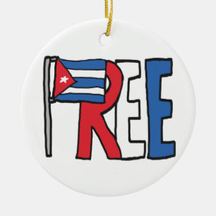 Vrij Cuba Keramisch Ornament