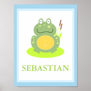 VRIJ DE POND FROG CUSTOM PRINT