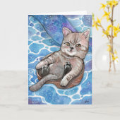 Vrij drijven kaart (Gele Bloem)