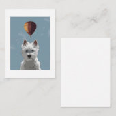 Vrij drijvend Wenskaart Notitiekaartje (Voorkant / Achterkant)