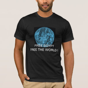 VRIJ EGYPTE VRIJE WERELD T-SHIRT