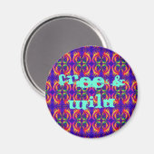 Vrij en vrij magneet (Voorkant / Achterkant)