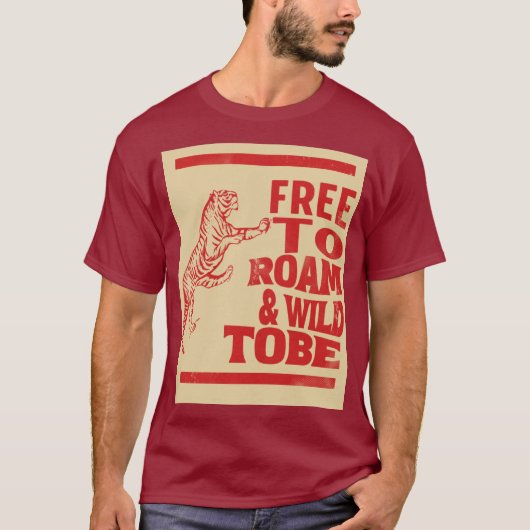 Vrij en vrij T-shirten T-shirt (Voorkant)