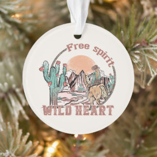 Vrij Geest, Wild Heart   Western land Ornament