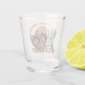 Vrij Geest, Wild Heart | Western land Shot Glas (Achterkant)
